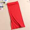Danjeaner 2017 Autumn Winter Women Slim Split Long Skirts High Waist Knitted Cotton Pencil Skirts Super Elastic Maxi Skirts