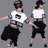 Kid's Streetwear Fashion Set Suits Summer Children Clothing Hip Hop Dance Sets Costume Lucky Child Girls Clothing Tracksuits Boy