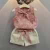 Baby Girl Clothes Fashion Cartoon Girls Summer Set Clothes Baby Suits Kids T Shirt +Pants Children Clothing Set