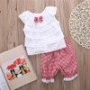 Baby girl clothes children clothing set Sleeveless Casual 2pc vest + pants kids clothes girls costume kids tracksuit outfits