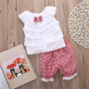 Baby girl clothes children clothing set Sleeveless Casual 2pc vest + pants kids clothes girls costume kids tracksuit outfits