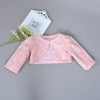 Baby Girl Cardigan Pink Baby 100% Cotton Shrug Sweater For 1 Years Old Baby Clothes 2017 Spring Shawl Girls Clothes ABC165001