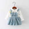 Baby Girl Bow Princess Dresses For Newborns 1 Year Birthday Party and Wedding Dress Fashion Infant Spring Autumn Outfit Clothing
