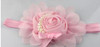 Baby Flower Headband White pearl Solid Color Girl Children Infant Baby Hairband Hair Accessories For Girls Princess Hairband