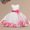 Baby Flower Girl Dress Children Christening Gown Baptism Clothes Newborn Baby Girl Birthday Dress Infant Party Dresses Wear