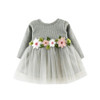 Baby dress Girls Dress Floral Cute Baby Girl Floral Tutu Long Sleeve Princess Dress Toddler clothes girls clothing kids