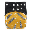 Baby Diaper Cover Charcoal Bamboo AIO Cloth Diapers Sewed Insert Baby Nappies Size Adjustable Reusable Pocket Diaper for Night