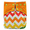 Baby Diaper Cover Charcoal Bamboo AIO Cloth Diapers Sewed Insert Baby Nappies Size Adjustable Reusable Pocket Diaper for Night