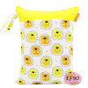 Baby Diaper Bag Printed Double Zippered Wet/Dry Bag Waterproof Wet Cloth Diaper Backpack Waterproof Reusable Land Diapers Bags