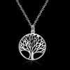 INALIS Fine Jewelry Tree of Life Pendants Necklaces 925 Sterling Silver Necklace Women Men Jewelry Charm Gift For Family Girl