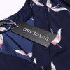 IN'VOLAND Large Size Women T-Shirts Tops L-4XL V-Neck Long Sleeve Oversized Pullover Floral Printed Loose Tees Tshirt Plus Size