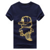 In the summer of 2017 a short sleeved T-shirt hot new men's hat cotton half sleeve t-shirt men's T-shirts wholesale.