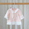 In the autumn of 2016 new childrens coat girls coat color sweet baby lace bow cardigan cute jacket clothes baby girls
