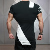 In Summer of 2017 O-neck Stadium Shark Stringer Man Body Engineers Bodybuilding And Fitness Crime Short Sleeve T-shirt Slim-type