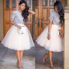 Puff Women Chiffon Tulle Skirt White Black faldas Vestido High waist  Chiffon plus size Female Tutu Tulle  Skirts