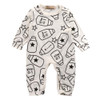 Pudcoco Top Baby Kids Boy Girl Infant Long Sleeve Romper Milk bottle Jumpsuit Cotton Clothes Outfit Set