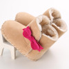 Baby Booties Baby Boots First Walkers Female Baby Soft Bottom Non-slip Shoes Plus Velvet Winter Boots Shoes 0-1 Years WMC903LL
