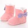 Baby Booties Baby Boots First Walkers Female Baby Soft Bottom Non-slip Shoes Plus Velvet Winter Boots Shoes 0-1 Years WMC903LL