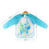 Baby Bibs Burp Children Cartoon Drawing Eating Feeding cloths Waterproof Long Sleeve Infant Newborn Bib Apron