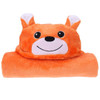 Baby Bath Towel Lovely Animal Flannel Cartoon Kid's Hooded Bath Towels Soft children's towel Animal Shape Hooded Bath Towel
