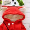 Baby Autumn Winter Waistcoat Children's Rabbit ears Fur Girls Artificial fur Coat Kids Faux Fur Fabric Clothes Fur coat boy girl