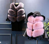 Baby Autumn Winter Vest Waistcoat Children's Fur Vest Boys Girls Imitation Fur Coat Kids Faux Fur Fabric Clothes Fur Vest F70