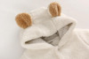 Baby Autumn Winter Cotton Padded Coat Children Hooded Cartoon Bear Warm Jacket Kids Boys Girls Cute Outerwear with Pocket