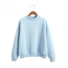 Autumn Winter Women New Hot Selling Long Sleeve Pure Color Hoodie Sweatshirt Casual Korean Style Pullover Women's Tops