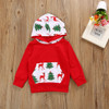 Autumn Newborn Baby Boys Girls Outfits Sweatshirt Hoodie + Pants 2Pcs Warm Outfits Set Clothes