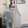 Autumn Maternity Nursing Dresses Pregnancy Nurse Wear Long Lactate Vestidos Clothing Pregnant Women Breastfeeding Dress Clothes