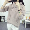 Autumn Hoodies Sweatshirt Women Loose Harajuku Print Oblique Pocket Long Sleeve Pullover Female Thick Sweatshirt Casual Coat Autumn Hoodies Sweatshirt Women Loose Harajuku Print Oblique Pocket Long Sleeve Pullover Female Thick Sweatshirt Casual Coat