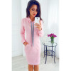 Autumn Hoodies Dress Casual Long Sleeves Hoodie Sweatshirt Pullover Winter Long Hoodie Dresses With Pocket Streetwear WS3693O