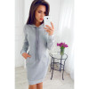 Autumn Hoodies Dress Casual Long Sleeves Hoodie Sweatshirt Pullover Winter Long Hoodie Dresses With Pocket Streetwear WS3693O