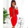 Autumn Hoodies Dress Casual Long Sleeves Hoodie Sweatshirt Pullover Winter Long Hoodie Dresses With Pocket Streetwear WS3693O