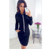 Autumn Hoodies Dress Casual Long Sleeves Hoodie Sweatshirt Pullover Winter Long Hoodie Dresses With Pocket Streetwear WS3693O