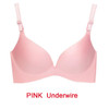 Pure color women's sexy appeal and the bra tailoring sewing underwear bra support wholesale bra in 2017