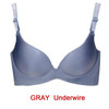 Pure color women's sexy appeal and the bra tailoring sewing underwear bra support wholesale bra in 2017