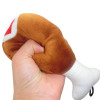 Puppy Pet Dog Squeaker Toys Chew Plush Sound Squeaky Duck Chicken Leg Design Toy