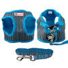 Puppy Dog Harness and Walking Leads Set Strip Style 4 Sizes 6 Colors
