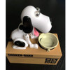 Puppy Doggy Bank Hungry Hound Money Banks Kids Bank Coin-Eating Money Storage Jars(Black White)