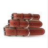 Punk Style Spiked Pet Dog Collar Round Bullet Nail Rivet Studded Collar Neck Strap Pitbull Collar PU Leather Pet roducts