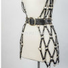 Punk Gothic Stylish Party Club Handcrafted Leather Body Bondage Caged Frame Harness Dress Belt Straps