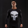 Punisher 3D Printed T-shirts Men Compression Shirts Long Sleeve Cosplay Costume crossfit fitness Clothing Tops Male Black Friday