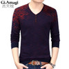 Pullover Men 2017 Autumn New Fashion Tide Men's Sweater Large Size Long Sleeves Strickpullover Men Sweaters