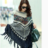 Pull Pullover Cardigan Womens Capes And Ponchoes Spring Winter Cape With Tassel Women's Sweater Fashion Vintage Bohemian