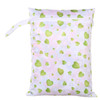 PUL Wet Bag Baby Waterproof Cloth Diaper Bag Single Pocket Zipper Print Reusable Baby Nappy Diaper Rubbish Wet Bag 30x40cm