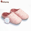 Suihyung Winter Warm Men Women Home Slippers Indoor Shoes Plush House Slippers Non-slip Soft PU Sole Woman Bedroom Floor Slipper