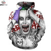 Suicide Squad Joker 3D Hoodie Sweatshirt 2017 Autumn Winter Funny Hooded Hoody Casual Brand Sportswear Tracksuit Men Dropship