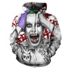 Suicide Squad Joker 3D Hoodie Sweatshirt 2017 Autumn Winter Funny Hooded Hoody Casual Brand Sportswear Tracksuit Men Dropship