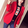 Sueter Mujer Invierno 2017 New Autumn Fashion Thick Womens Cardigans Sweaters Long Sleeve Casual Cardigan Women Sweater Coat